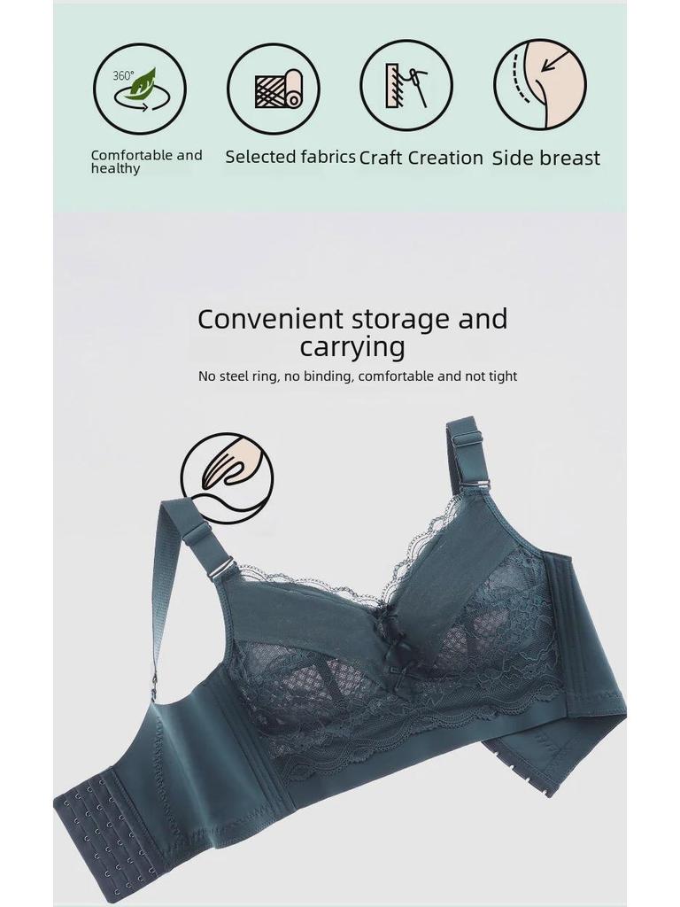 Большой красный регулируемый бюстгальтер с полной чашкой для женщин больших размеров с дизайном на нескольких пуговицах