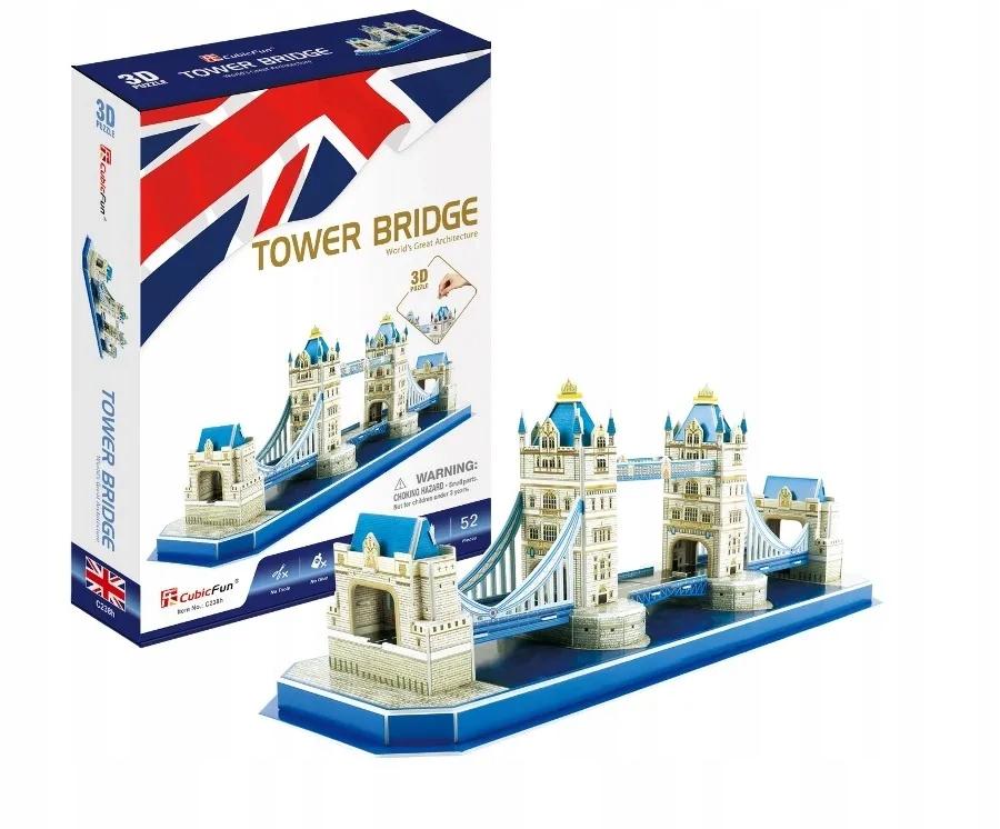 Cubic fun puzzle 3d tower bridge 52 elementy - c238h