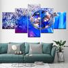 Canvas Painting Art bulb style 5 Pieces Wall Art Painting Modular Wallpapers Poster Print for living room Home Decor