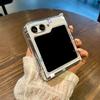 Little Love Heart Transparent Case For Samsung Galaxy Z Flip6 Flip5 Flip4 Folding Hard Phone Cover For Samsung Z Flip 6 5 4 3 5G