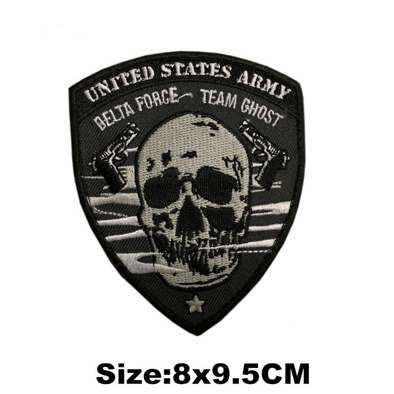 Значки с черепом, нашивки с вышивкой на липучке, декоративные нашивки, нарукавные повязки, аксессуары для одежды, съемные знаки отличия