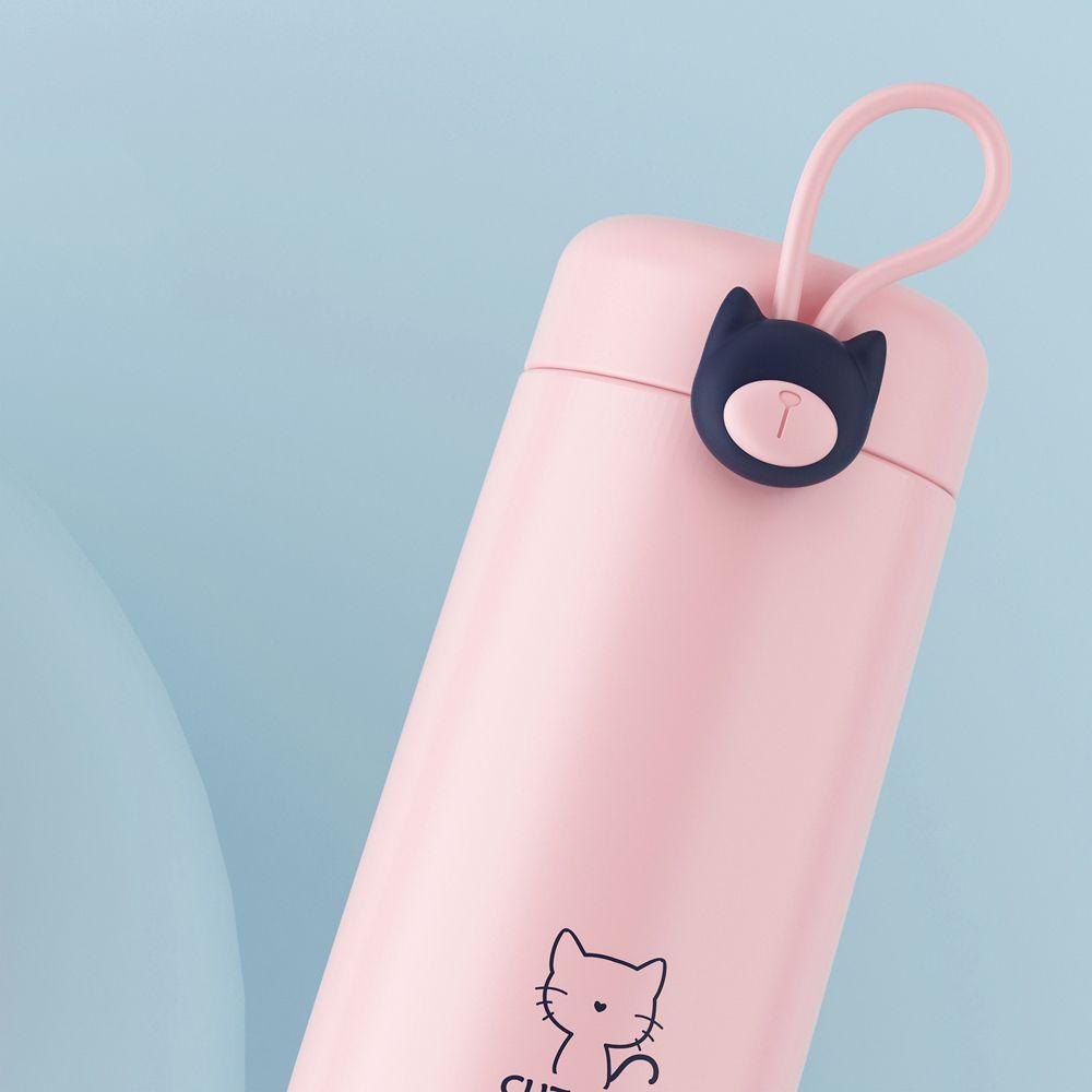 Cat Keep Warm Thermal Mug Pot Stainless Steel Vacuum Flask Travel Water Bottle Thermos Thermocup