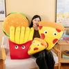 Plush Toy Collection: Hamburger, French Fries, Pillow, Pizza, Rag Doll, and More for Kids