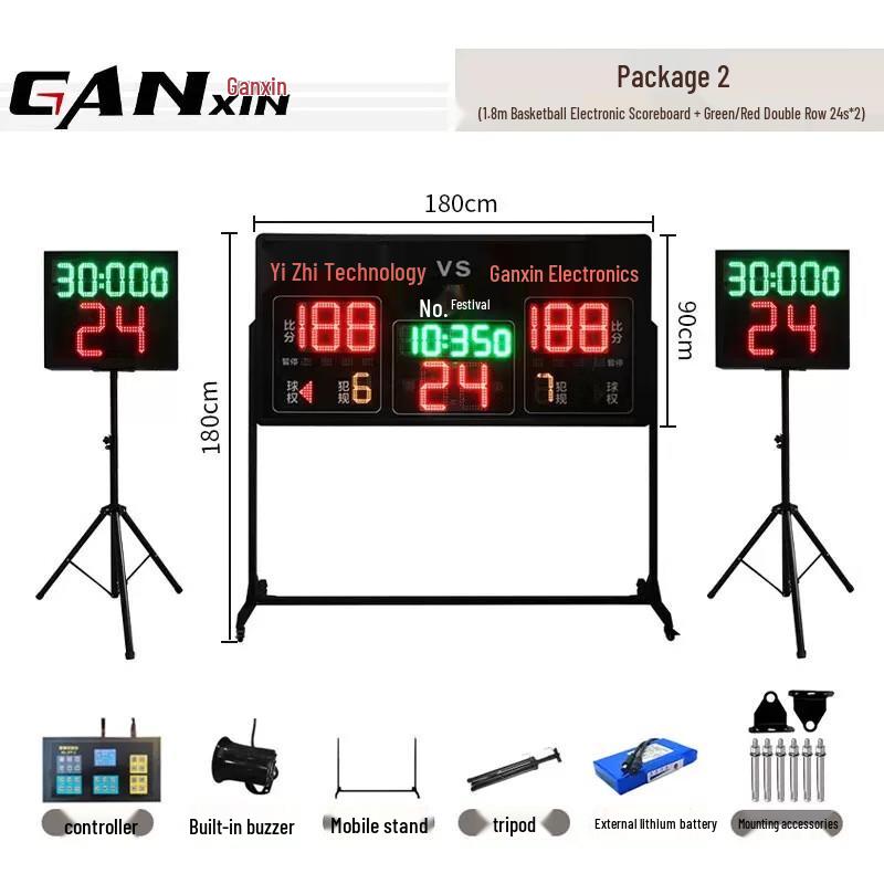 Счетная таблица для баскетбольной игры Ganxin с мобильной подставкой