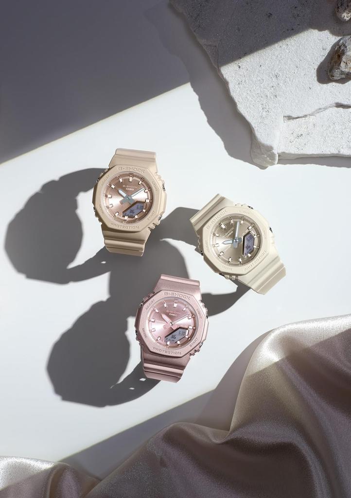 Часы Использует биомассу пластика Бежевый [Casio] G-Shock [] GMA-P2100ST-9AJF Женский