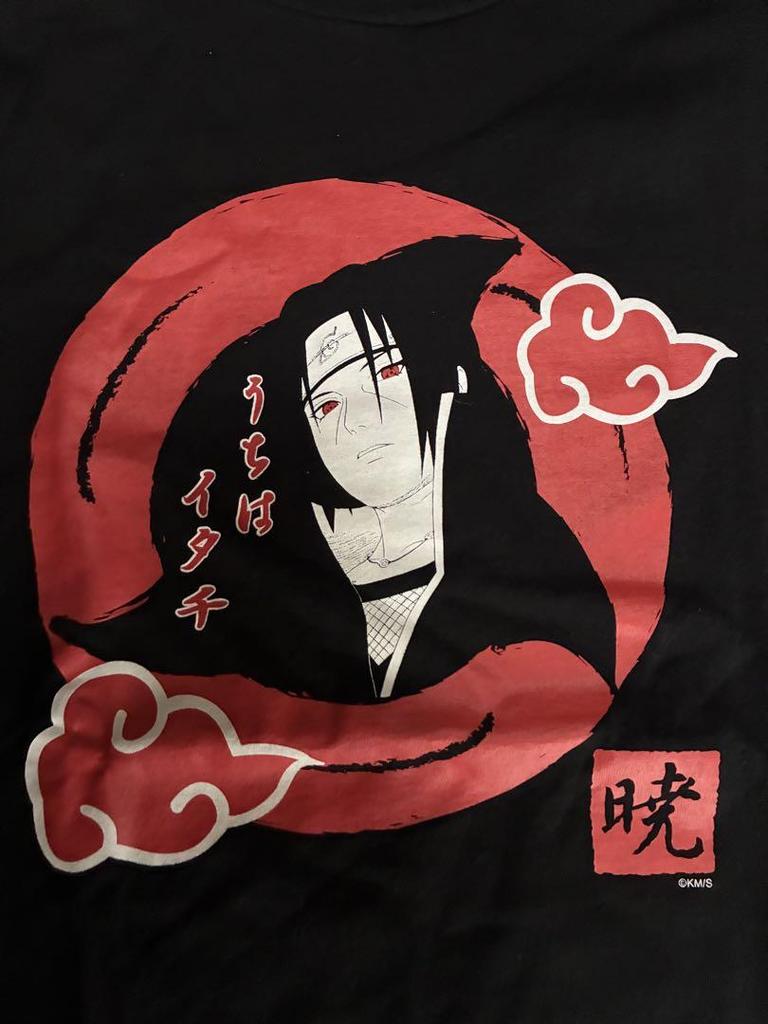 [Б/У] Чрезвычайно редкий приз Weekly Shonen Jump: Футболка Наруто Акацуки Учиха Итачи