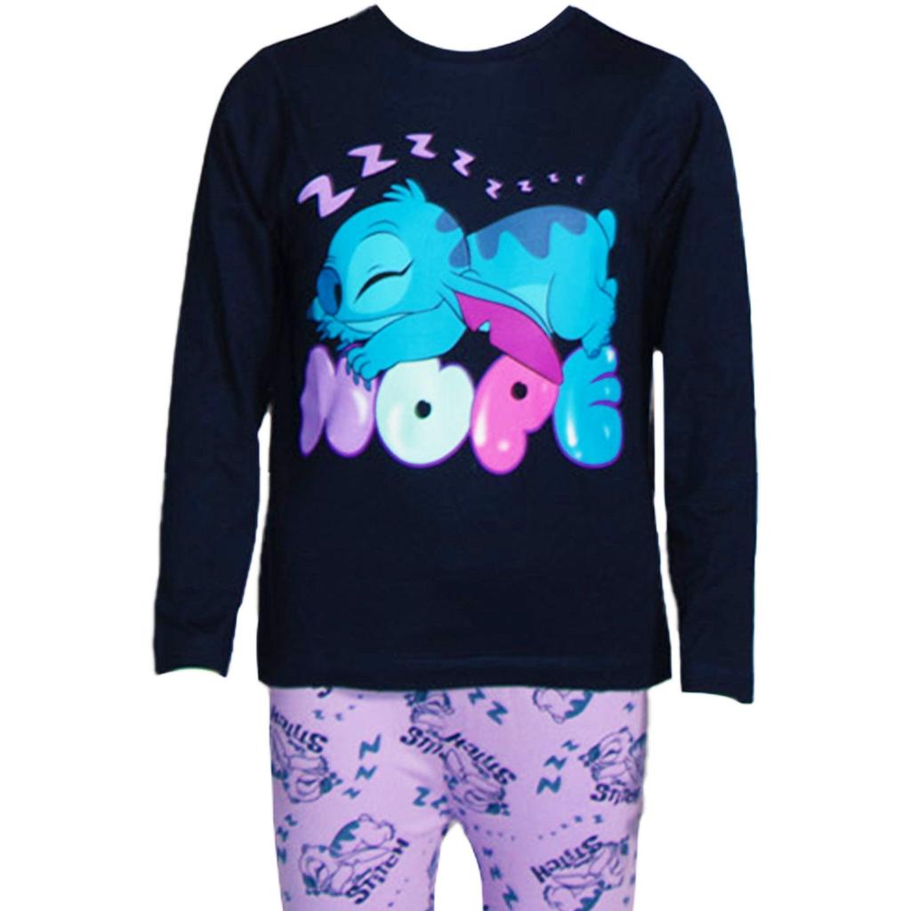 Lilo & Stitch Childrens/Kids Angel Long Pyjama Set
