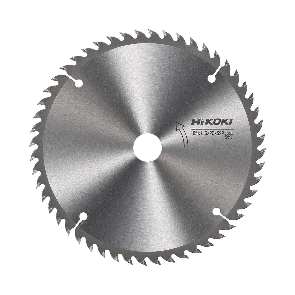 HiKOKI Replacement Blades for Circular 52 Pack of 12 Saws, Woodworking, 165mm, Blades, (Product Code 0023-0561)