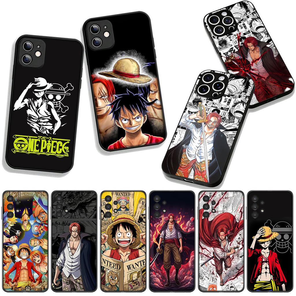Anime Shanks Luffy One Piece for Motorola Moto G54 G05 G24 G55 G75 G85 G15 G57 G86 Power Edge 50 30 Ultra Fusion neo Pro Case