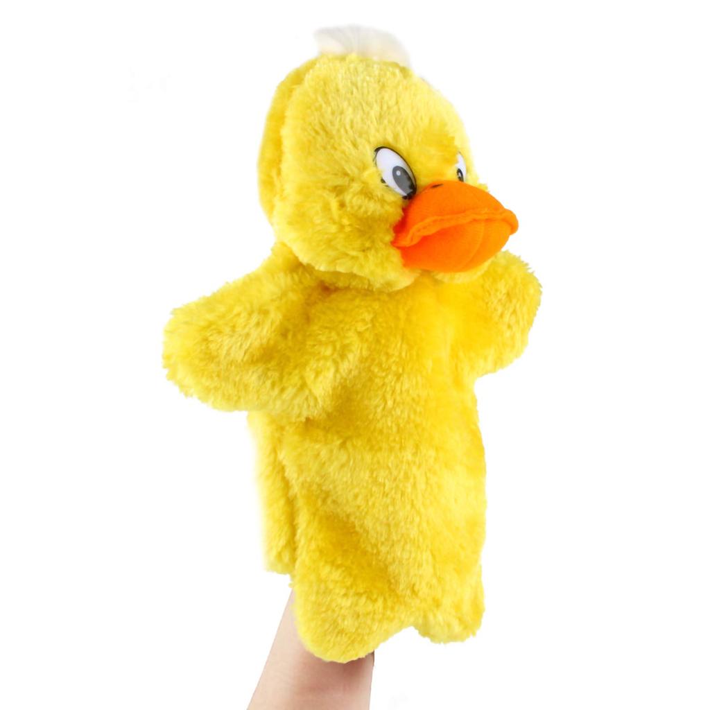 Andux Space Кукла-перчатка, Плюшевая кукла-животное, Высота 27 см, Очаровательный дизайн, Возраст от 6 лет, SO-16 (Утка)