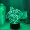 Аниме Shangri-La Frontier Night Light Emul Sunraku Figure LED Bedside Lamp Товары для фанатов