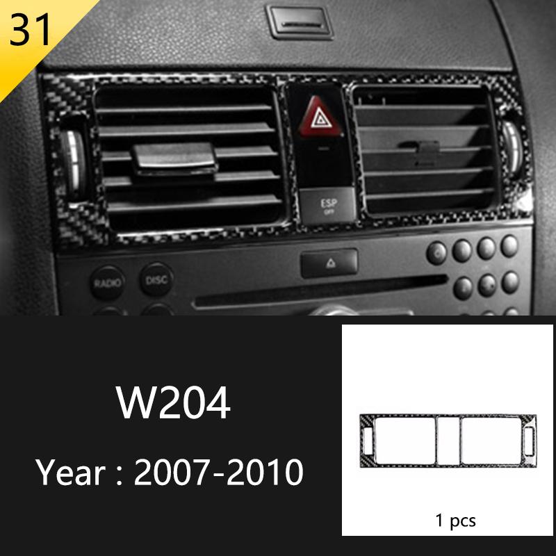 Для Mercedes Benz C Class W204 C180 C200 C260 автомобильная панель окна двери из углеродного волокна полоса защитная отделка наклейка аксессуары