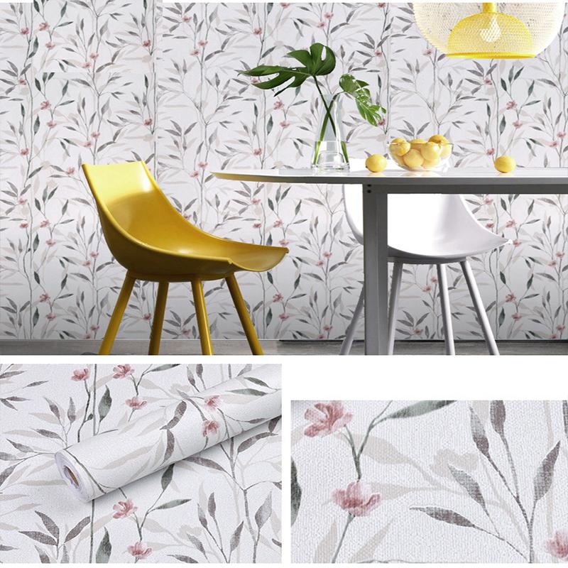 Черно-белые цветы отслаивающиеся обои цветок съемные самоклеящиеся контактные обои цветок птица настенный декор обои