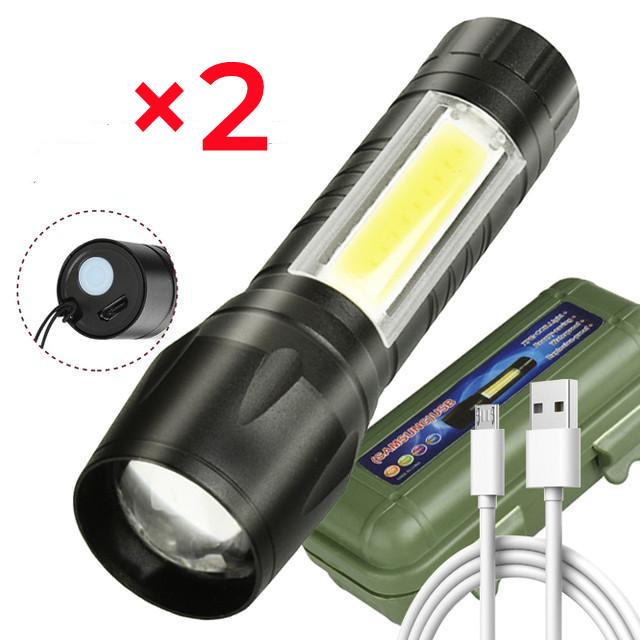 Portable Rechargeable Zoom LED Flashlight XP-G Q5 Flash Light Torch Lantern 3 Lighting Modes Camping Light Mini Led Flashlight