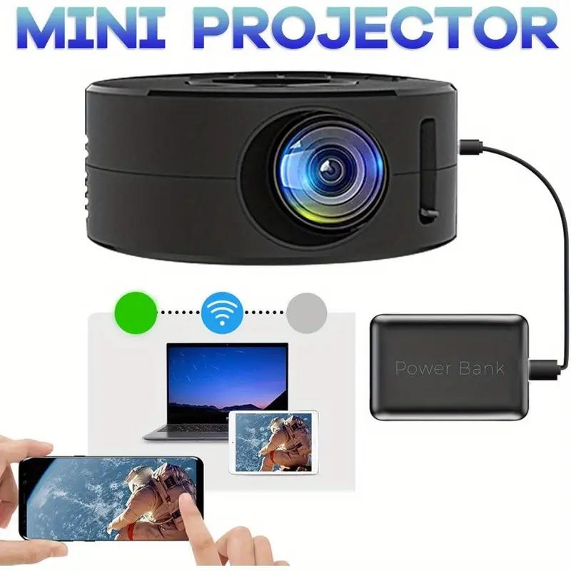 Мини-проекционный экран 1080P 4K портативный проводной проектор небольшой домашний кинотеатр детский подарок кино видео Smart HD TV Movie Media Player для IOS Android