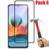 Protective Film - Redmi - Note 10 Pro - Tempered Glass - Pack of 4 - Shockproof