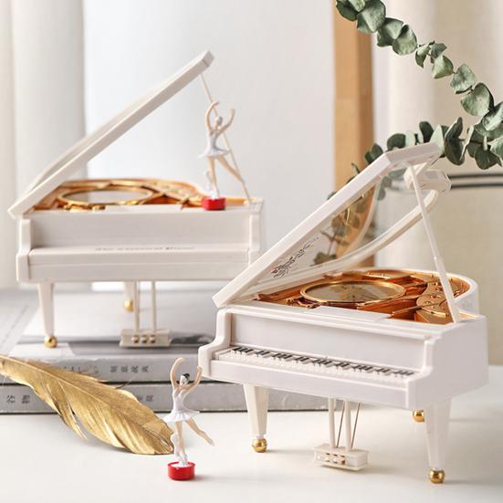 Креативная музыкальная шкатулка для драгоценностей, декоративное легкое настольное украшение