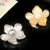 Stylish Retro Matte Flower With Pearl Brooch Women'S Brooch Simple And Elegant Suit Accessories