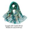 Breathable Silk Scarf Sun-Resistant Long Wraps Summer Bandana  for Women