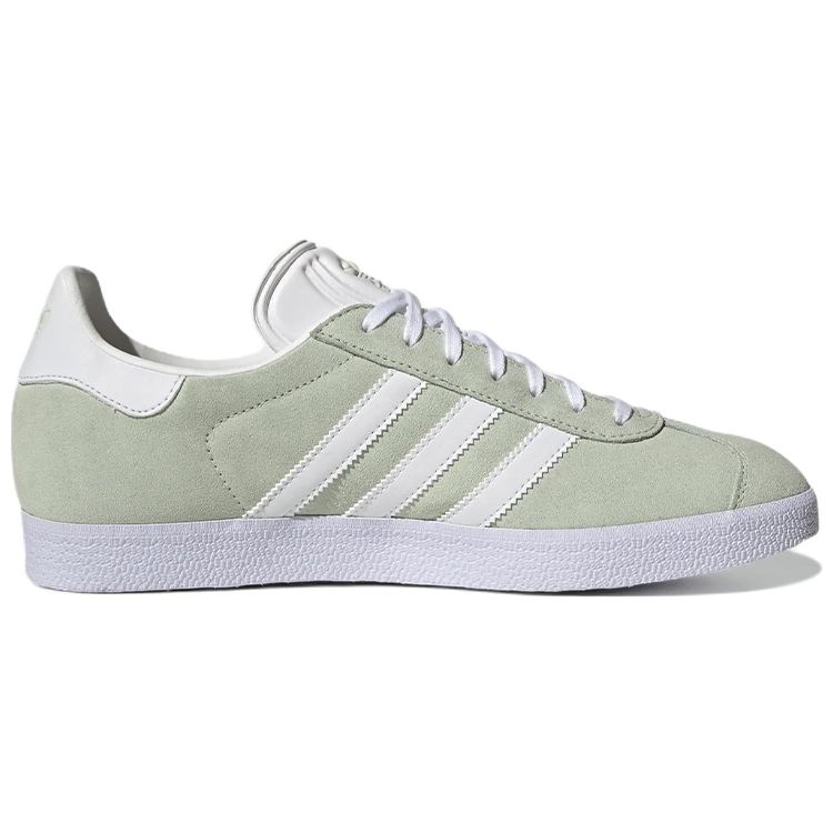Adidas Кроссовки Gazelle Linen Green Unisex Cloud-White Gold-Metallic GX2206