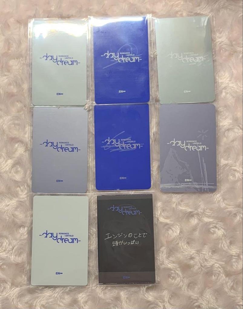 [Б/У] enhypen daydream набор торговых карточек хысына