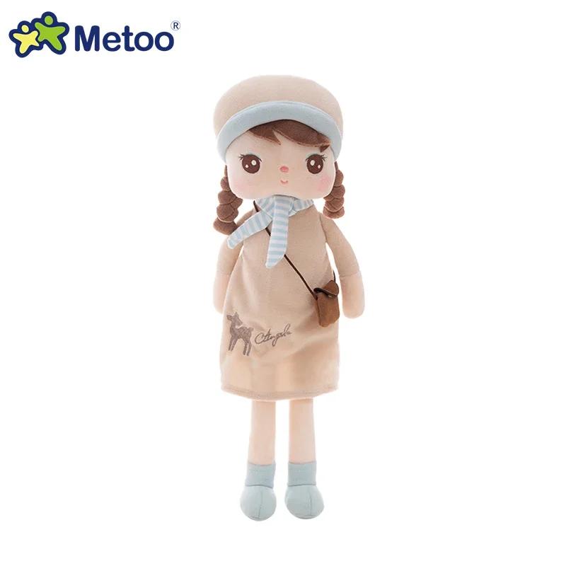 Кукла MeToo Morandi Angela 42 см Плюшевая Kawaii Изысканная Коллекционная Плюшевая Игрушка Праздничный Сюрприз Подарок на День Рождения Для Детей Девочек
