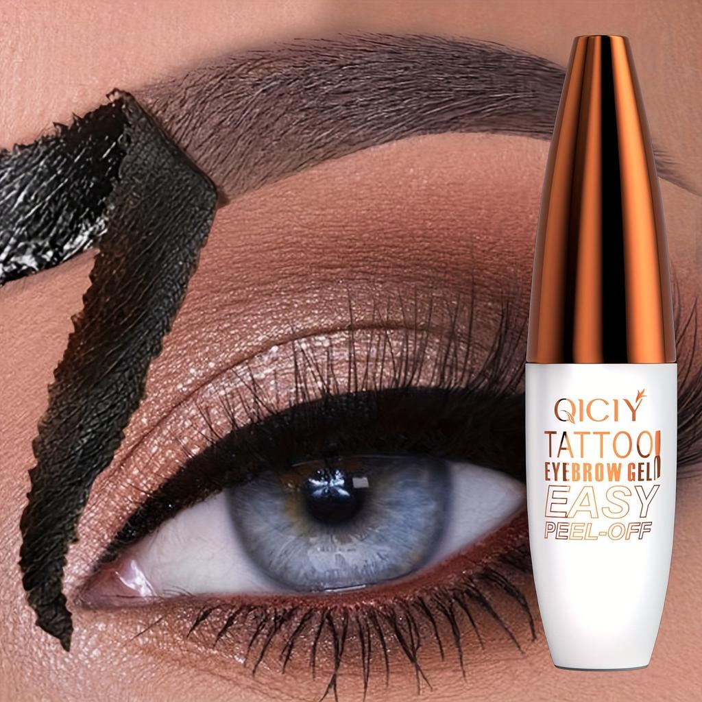 Серо-коричневый легко отшелушивающий гель для бровей, стойкая татуировка, крем для бровей, водостойкий, для улучшения бровей