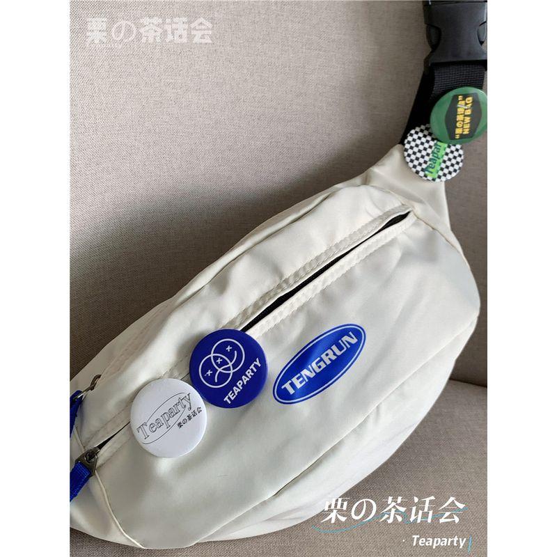 Сумка на пояс для мобильного телефона в японском стиле, в стиле инс, модная мужская нагрудная сумка, минималистичная универсальная сумка, женская повседневная спортивная сумка-мессенджер, мужская