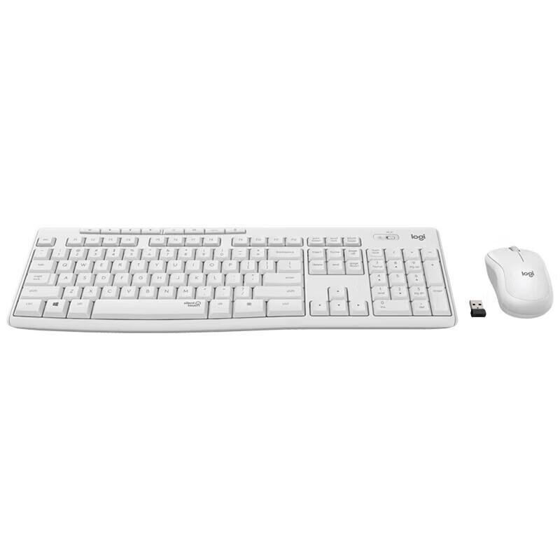 Logitech Бесшумный беспроводной комплект клавиатуры и мыши MK295