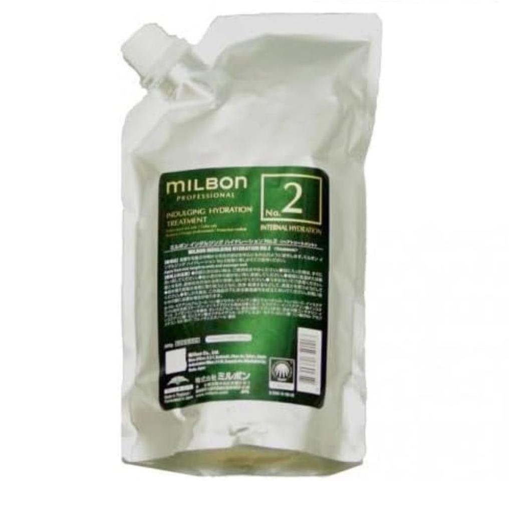 Indulging Hydration No.2 Treatment 600g Refill Premium Position Refill Global Milbon milbon