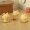 6 шт. Микро-ландшафт Милая Лисичка Домашний DIY Декор Кукольный Домик Офис Автомобиль Настенный Смола Маленький Орнамент Аксессуары
