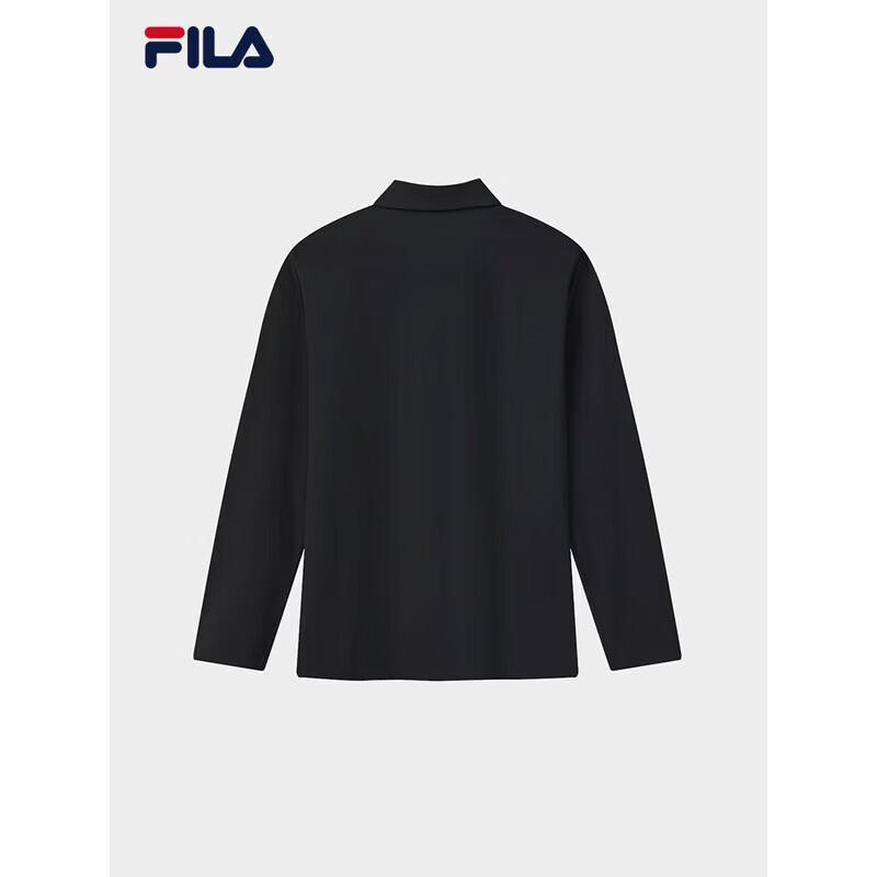 Fila Мужская вязаная рубашка-поло с длинным рукавом