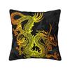 Chinese Red Dragon Totem Pattern Cushion Cover x cm Polyester Soft Throw Pillow Case For Sofa Decoration Bedding Pillowslip