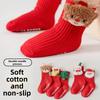 Толстые Теплые Напольные Носки для Малышей Рождественские Милые Лоси Детские Носки-Чулки Дерево Снеговик Носок Для Мальчика Девочки