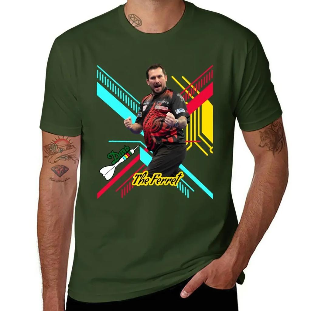 Jonny Clayton The Ferret T-Shirt Short sleeve tee sublime summer clothes men t shirt