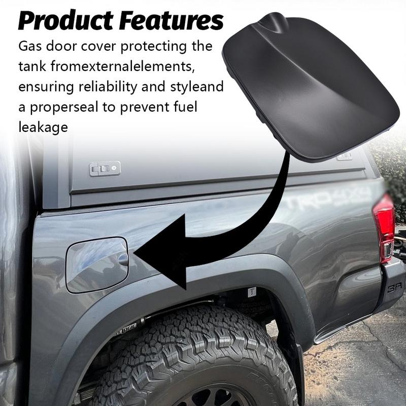 Для Toyota Tacoma с кузовом 5 футов 2016-2023 Черная крышка лючка бензобака Заглушка Колпачок 77305-04080 Запасные автоаксессуары