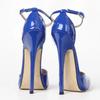 JiaLuoWei 18CM Extreme High Heel Ankle Straps Sexy Shoes Pumps Size 36-46