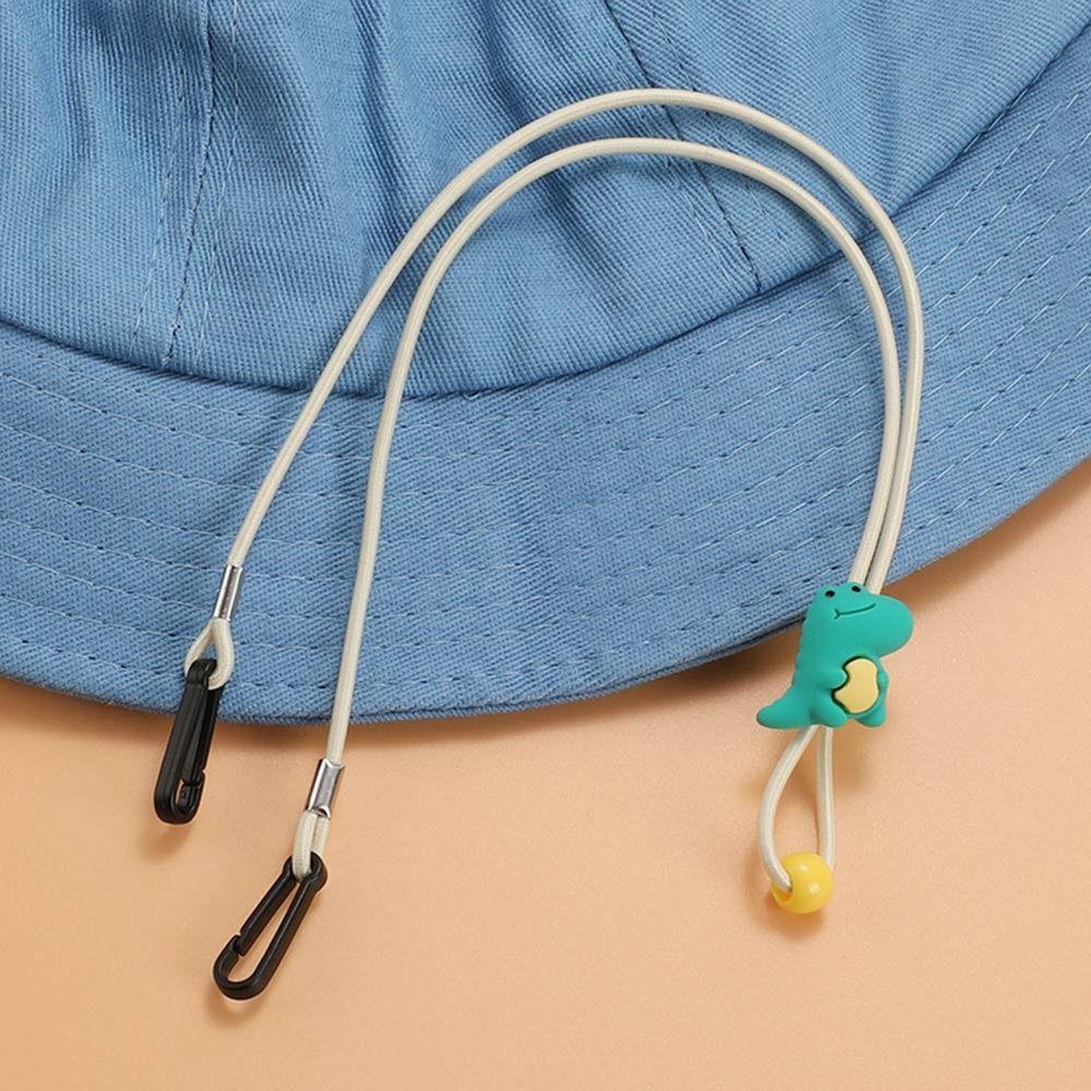 Hook Clips Hat Retainer Elastic Windproof Hat Strap Cartoon Hat Rope Hat