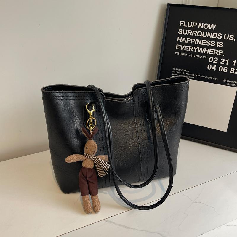 Новая нишевая сумка большой вместимости женская осенне-зимняя сумка через плечо для поездок на работу модная сумка-тоут