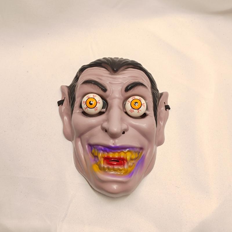 Хэллоуинская ужасная маска клоуна с весенними глазами, маска вампира-черепахи, сценарий убийства, страшный, страшный реквизит для костюма