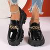 Туфли Мэри Джейн на толстой подошве из маленькой кожи женские осенние новый дизайн панк лолита туфли женские универсальные лоферы повседневные