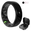 Умное кольцо для мужчин и женщин с управлением жестами, монитором здоровья и сна, мультиспортивным режимом, водонепроницаемостью 5 АТМ, умное кольцо с зарядным кейсом