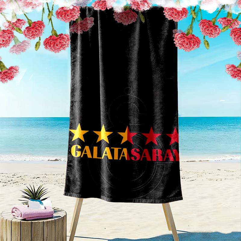 1 шт. Пляжное полотенце Galatasaray SK, Идеальные летние принадлежности для активного отдыха и путешествий, В качестве подарка на фестивали