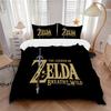 3Pcs Zelda Wild Adventure Bedding Sets For All Sizes New 3D Printed Bed Cover Comforter Duvet Cover Pillowcase Bedroom Decoration