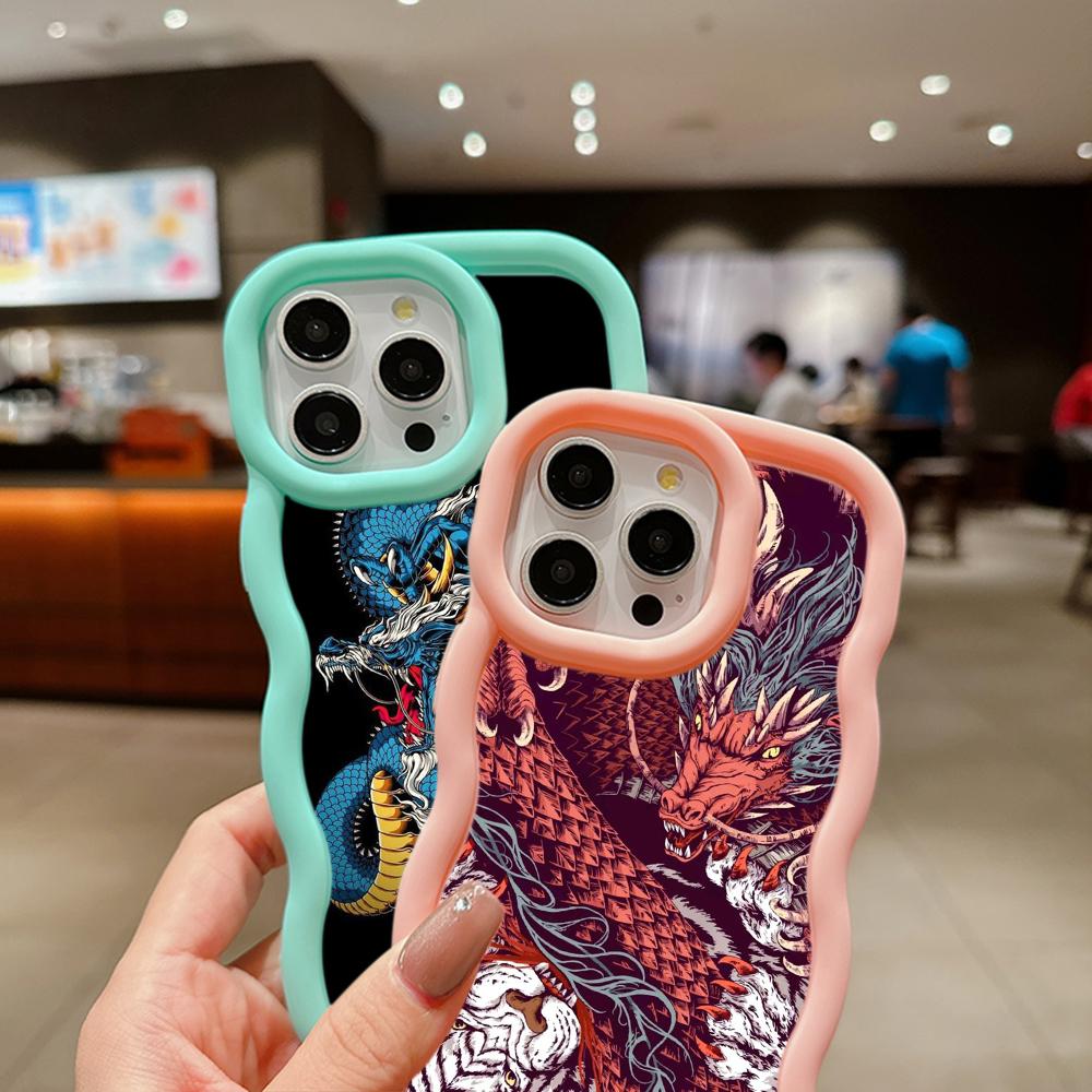 Ae77 Dragon Design Art Защитные чехлы для телефонов для iPhone 14 13 Pro Max 11 12 15 Plus XR Infinix Hot 40i Smart8 Tecno Big Wave Задняя крышка из ТПУ