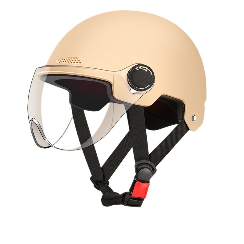 Шлем Электромобиль Женский и Мужской Мотоциклетный Аккумуляторный Автомобиль Полушлем Летняя Защита от Солнца Полный Шлем Оптом Езда Дышащий и Легкий