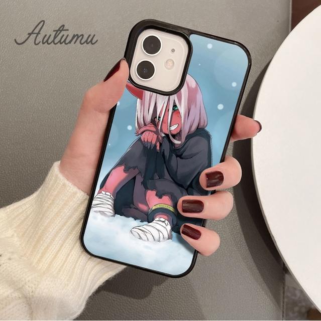Чехол для телефона «Дорогая во Фране», аниме «Ноль два», чехол для iPhone 11, 12, 13, 14 Pro Max mini XR XS SE 2020, 6, 7, 8 Plus, Galaxy S21 S22