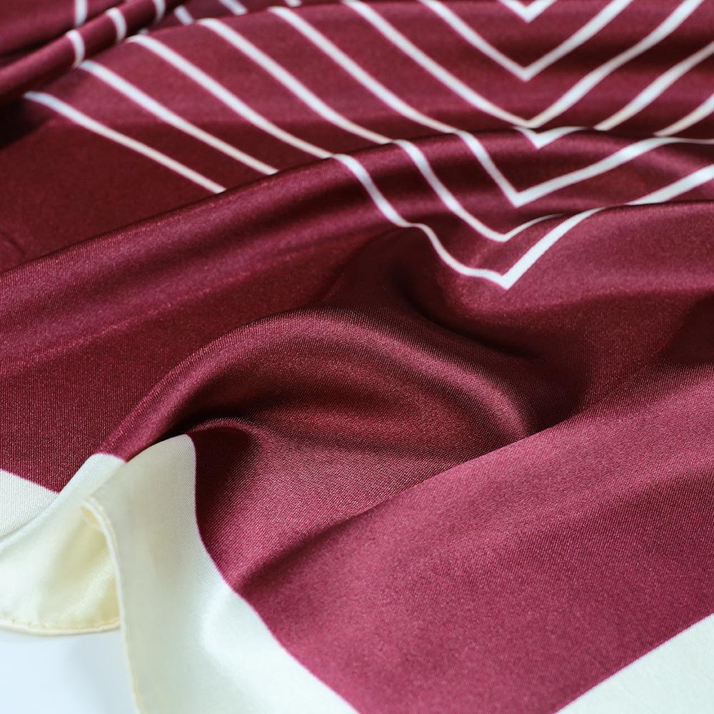 High-quality Luxurious Silk Scarves Headband Scarfs Neck Scarf For Women Chain Silk Scarf Women's Decorative Shawl