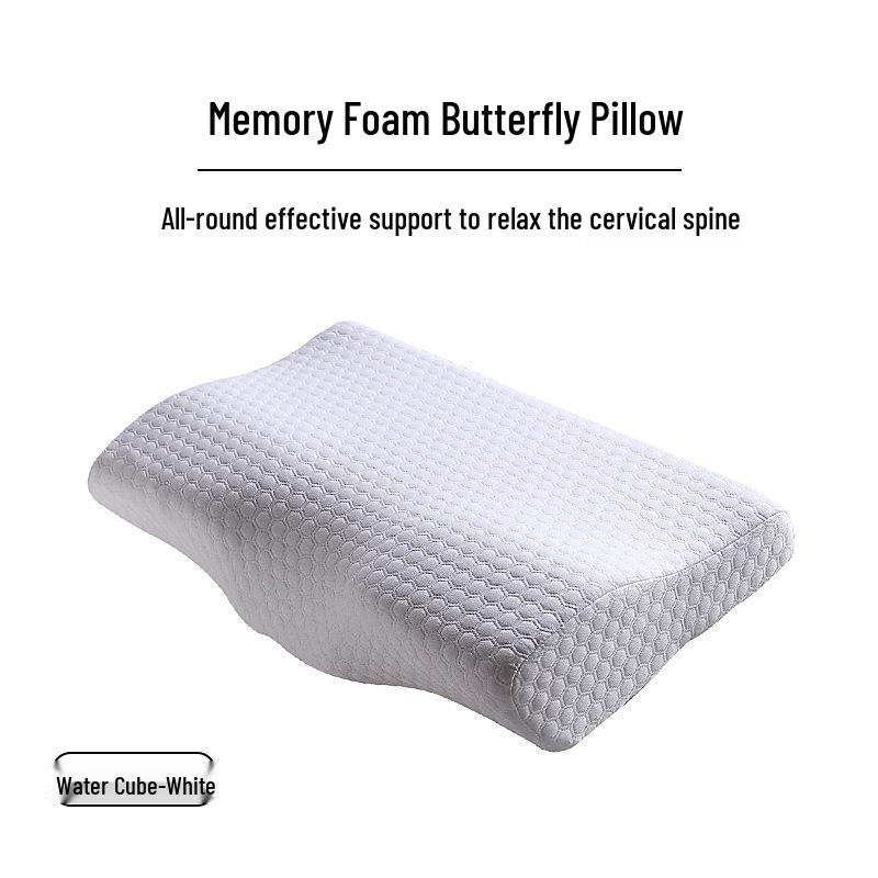 Подушка-бабочка с эффектом памяти - Поддержка шеи и шейного отдела позвоночника для трансграничного здравоохранения, помощь для сна