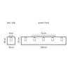 Nowoczesna Lampa Plafon Loft Horus Plus  2915/Z-B-5